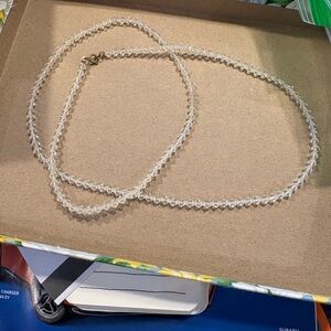 Vintage Crystal Beaded Necklace